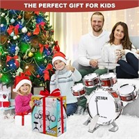 m zimoon kids drum kit, junior jazz drum set toddl