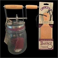 Butter Churn & Paddles