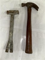 SMALL NAIL PULLER & SMALL CLAW HAMMER