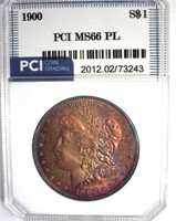 1900 Morgan MS66 PL LISTS $9000