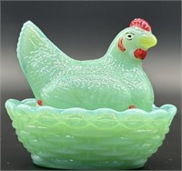 Jadeite Hp Hen On The Nest By Rosso