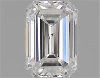 Gia Certified Emerald Cut .32ct Si1 Diamond