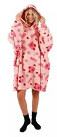 4x Adult Kirby Oversized Hoodie Blanket Wearable