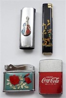 (4) VINTAGE LIGHTER / CASE LOT - UNIQUE