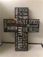 The Names of God Canvas Cross
