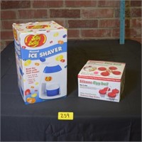 Jelly Belly Ice Cream Shaver and Silicone Egg