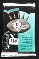 Unopened 1993 Upper Deck SP Football Foil Pack