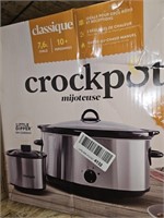 Crock-Pot 8 Qt Slow Cooker with Dipper, Stainless