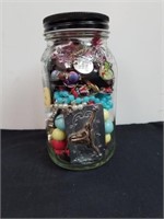 6-in jar with jewelry