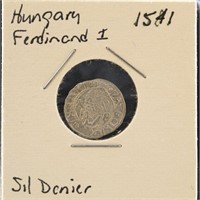 Ancient Coin Hungary Ferdinand I, 1541