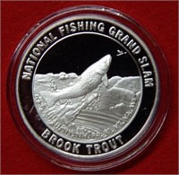 N America Fishing Club - Brook Trout 1 Oz Silver
