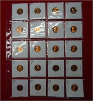 (20) Proof Lincoln Cents