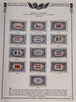 1943-1944 US Stamp Sheet