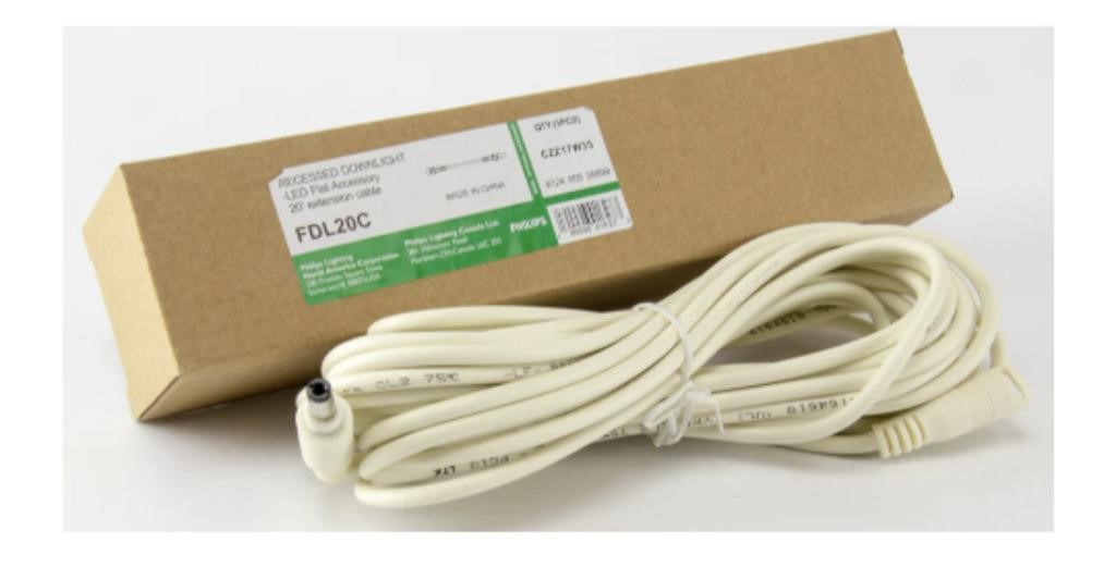 Philips - Light To Go FDL20C Extension Cable  20 F
