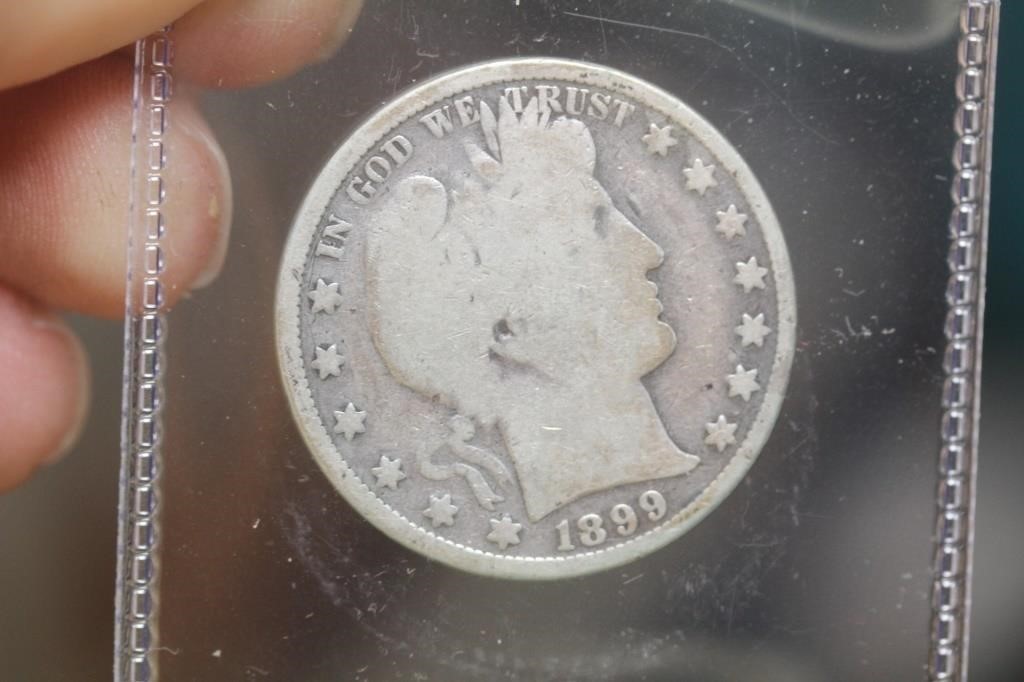 1899 Barber Silver Half Dollar