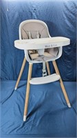 (1) Scandinavian 2-in-1 Convertible High Chair