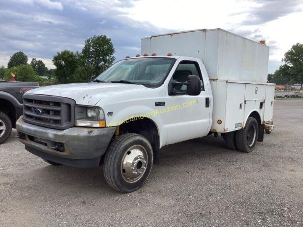 2002 FORD F-450 4X4 W/ UTILITY BODY