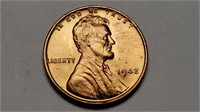 1942 Lincoln Cent Wheat Penny Gem BU Red