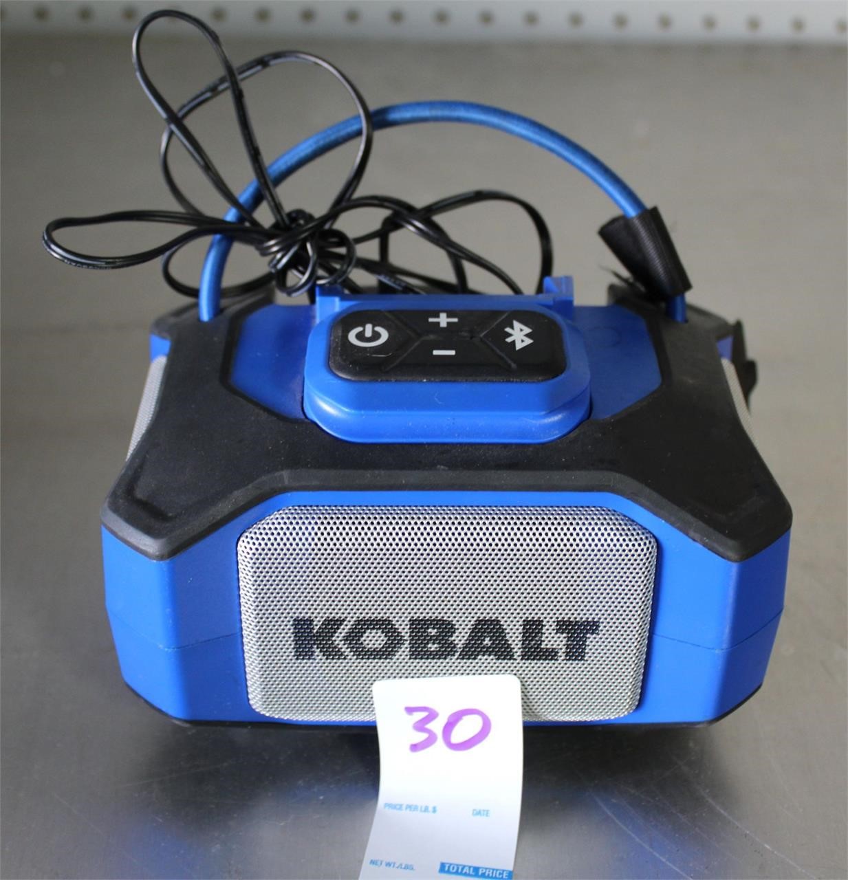 Kobalt Speaker 24V w Wall Cord