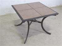 Used, Tile-Top Patio / Outdoor Side Table