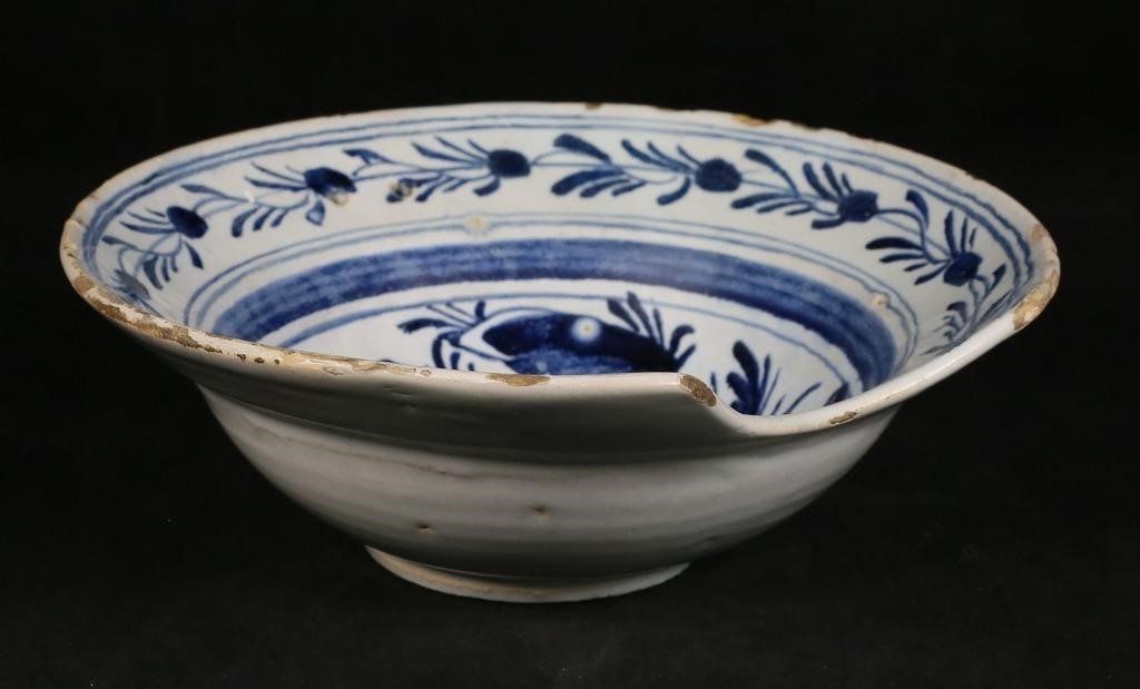 Delft Style Barber's Bowl