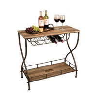 Wine Table with NWTF Logo and stopper