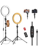 EMART 10" Ring Light with 55" Extendable Tripod