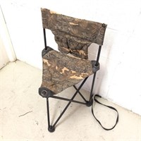Folding chair camping camo tripod