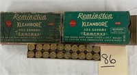 L86- Remington 303 Savage Ammo - 37 rounds