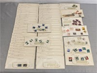 62 Envelopes Of Vintage Stamps