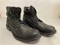 Levi’s Black Leather Boots Size 11
