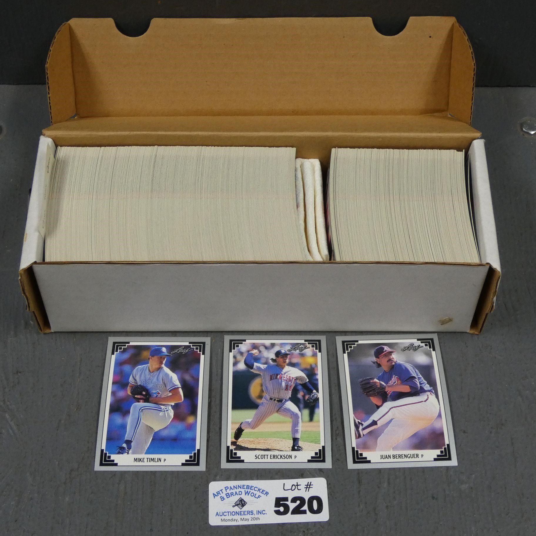 91' Leaf Series 1 & 2 Baseball Card Set