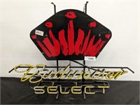 BUDWEISER SELECT NEON SIGN