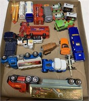 Assorted cars and makers