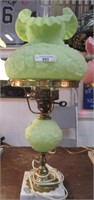 Fenton Poppy dresser lamp-lime custard