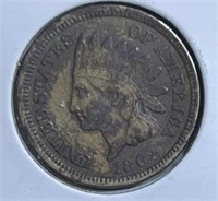 1862 Indian Head Penny VF