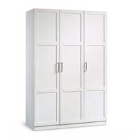 SEALED-Sauder 3-Door Wardrobe