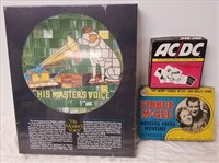 RCA Puzzle, Fibber McGee Box, AC/DC Card Game