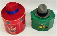 SALESMAN SAMPLE DOBBS & KNOX TOP HATS W BOXES
