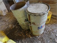 Mobil Grease Drums