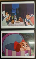 2 Disney Store Exclusive Lady & The Tramp Prints