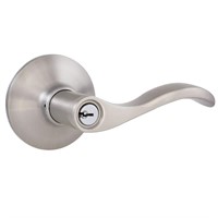 $23  Naples Satin Nickel Keyed Entry Door Lever Ha