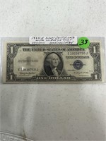 1935H Silver Certificate Very Low # Uncirculated