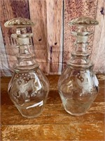 S/2 1776-1976 Bicentennial Decanters