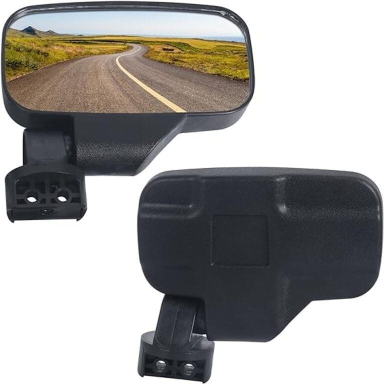 8MILELAKE 2pcs UTV Side View Mirror Pair with