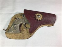 Toy Texas Cap Gun with Leather Holster