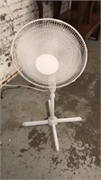 White fan on stand