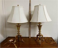 Matching Gold Table Lamps