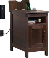 WLIVE End Table with Charging Station  Side Table