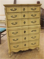 Vintage French Provincial tall chest